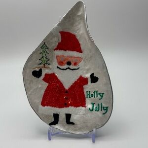 Festive Santa Decorative Plate